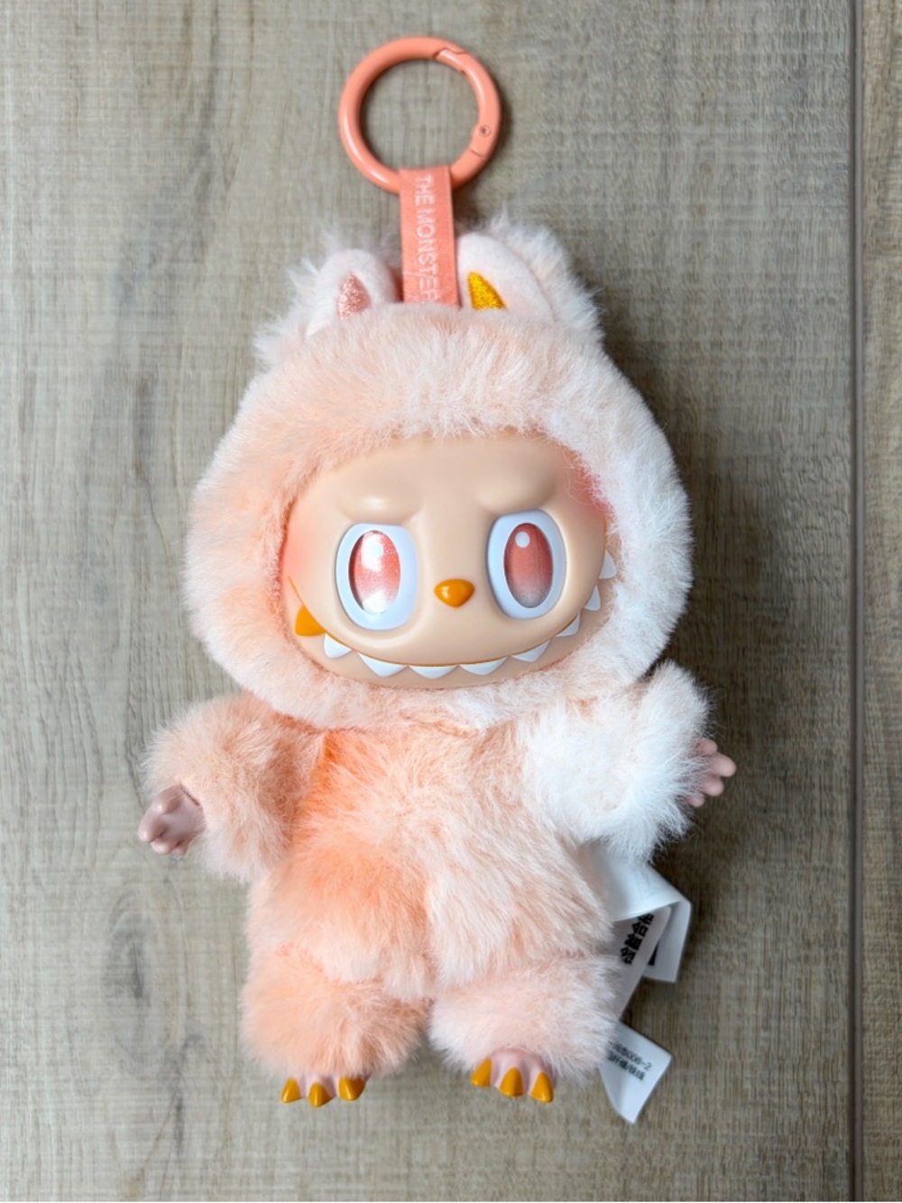 Popmart The Monsters Labubu Big Into Energy Happiness Vinyl Plush Bag Charm